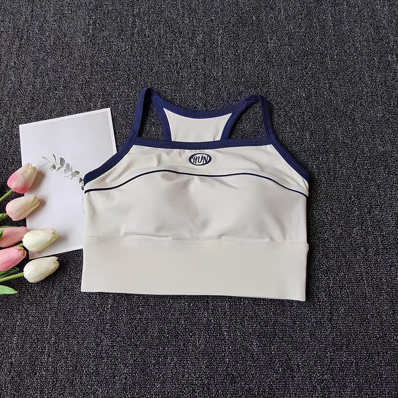 Women Sexy Sports Bra Crop Tops Tube Top Bra Female Streetwear Sleeveless Sport Lingerie Tee Crop Top Sports Vest Yoga Bra