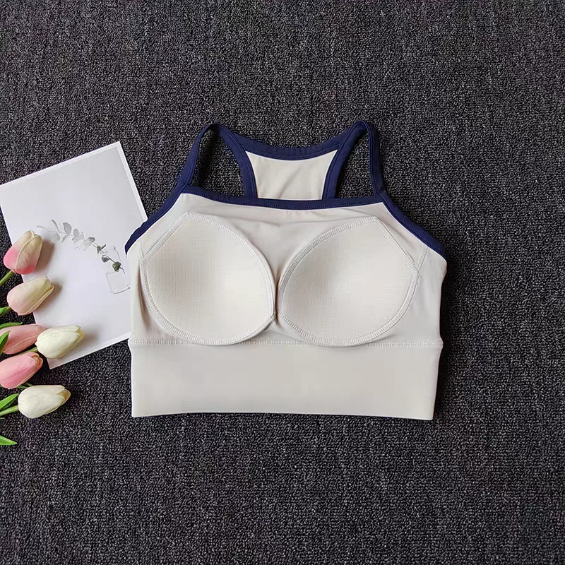 Women Sexy Sports Bra Crop Tops Tube Top Bra Female Streetwear Sleeveless Sport Lingerie Tee Crop Top Sports Vest Yoga Bra