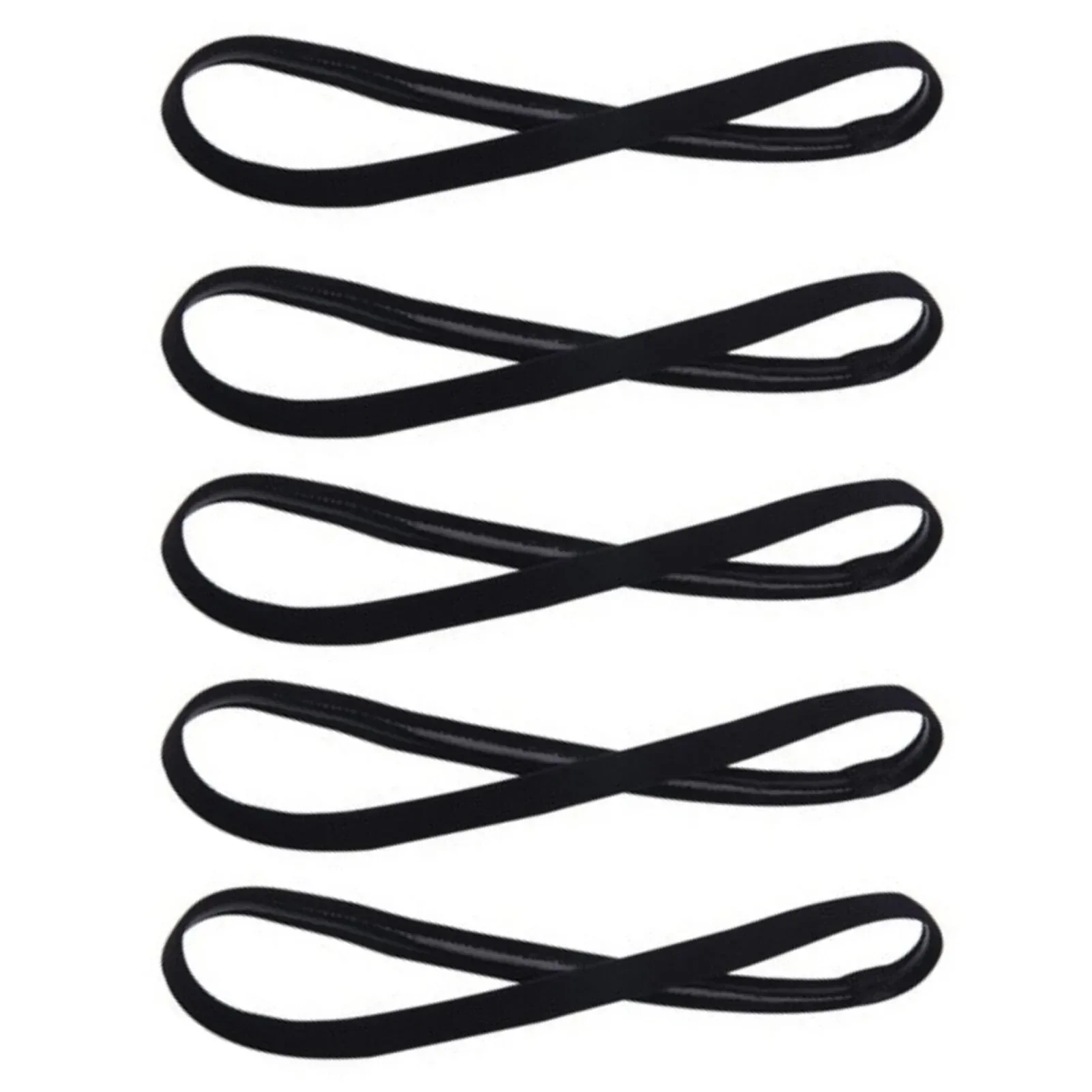 1-5Pcs Simple Unisex Sports Hairband Non-Slip Silicone Strip Sweat Guide Elastic Headbands Yoga Running Fitness Hair Accessories
