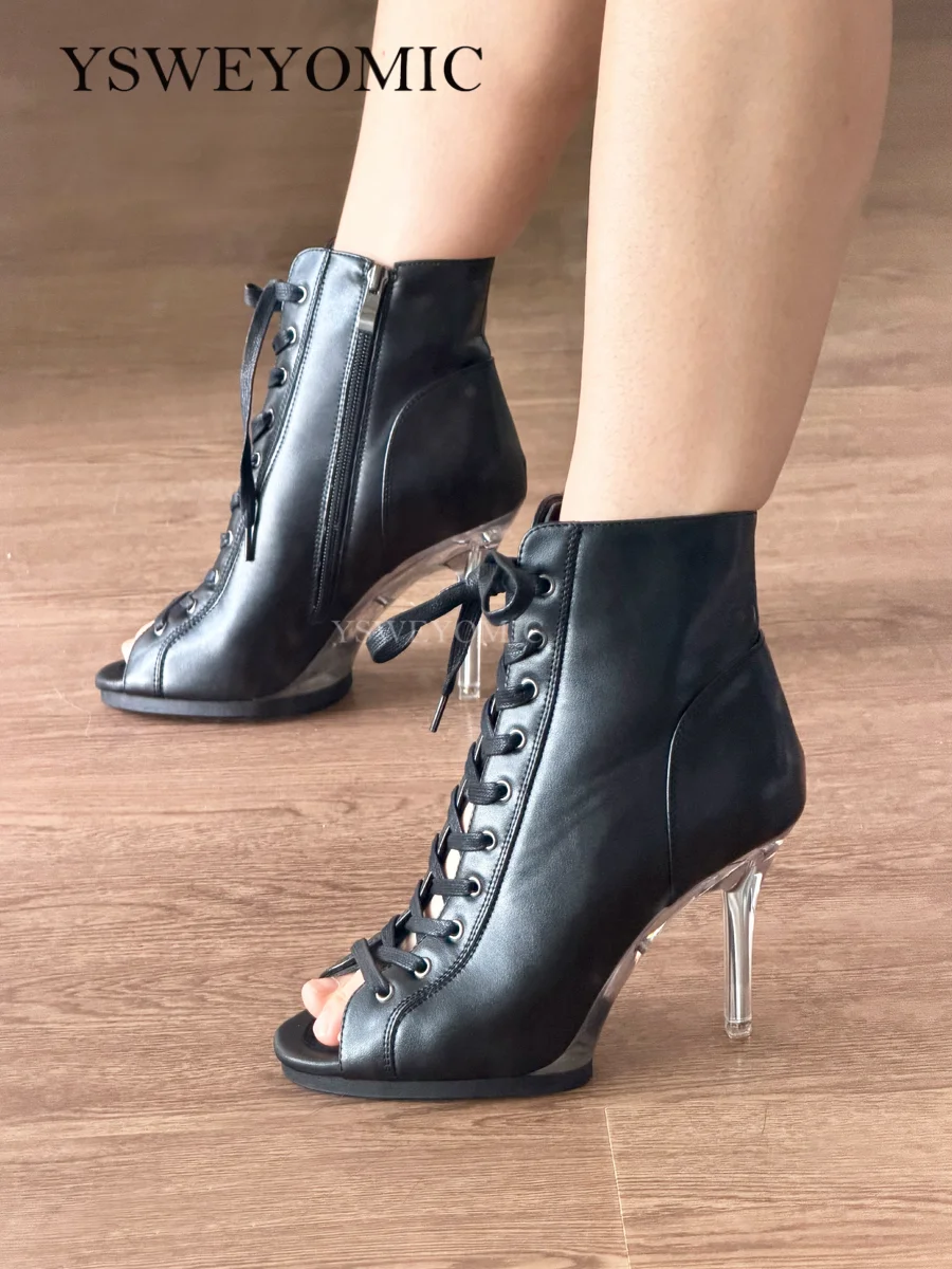 9.5cm & 11cm Platform Dance Heels In Stock PU Leather Stable Latin Ballroom Dance Shoes Rubber Sole Indoor Outdoor Dance Heels