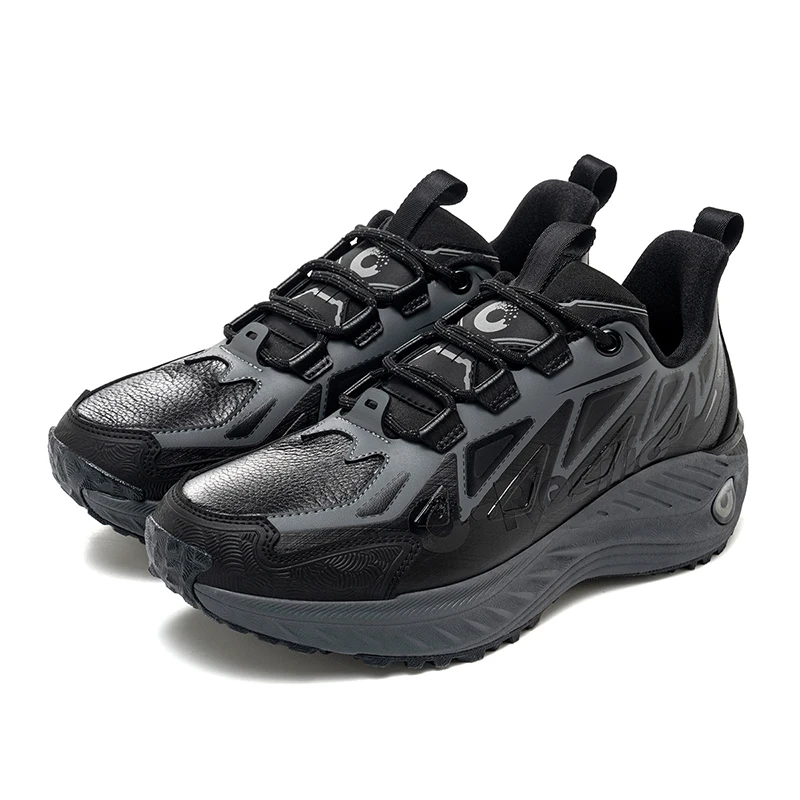 ONEMIX Men Autumn Winter Casual Shoes Anti-slip And Wear-resistant Hiking Shoes Featuring a Soft And Elastic Shock Absorption