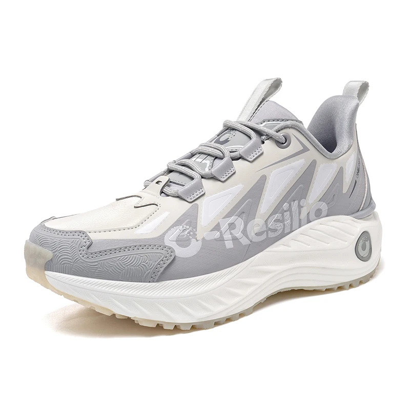 ONEMIX Men Autumn Winter Casual Shoes Anti-slip And Wear-resistant Hiking Shoes Featuring a Soft And Elastic Shock Absorption