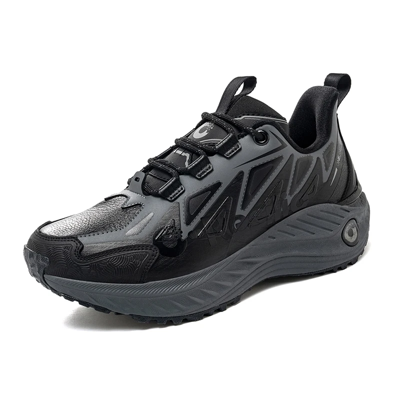 ONEMIX Men Autumn Winter Casual Shoes Anti-slip And Wear-resistant Hiking Shoes Featuring a Soft And Elastic Shock Absorption