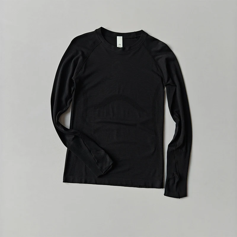 Women's Outdoor Sports Shirt Yoga Wear Fitness T-Shirt Running Workout Top Female Long Sleeves Sportswear Exercise Gym Clothing