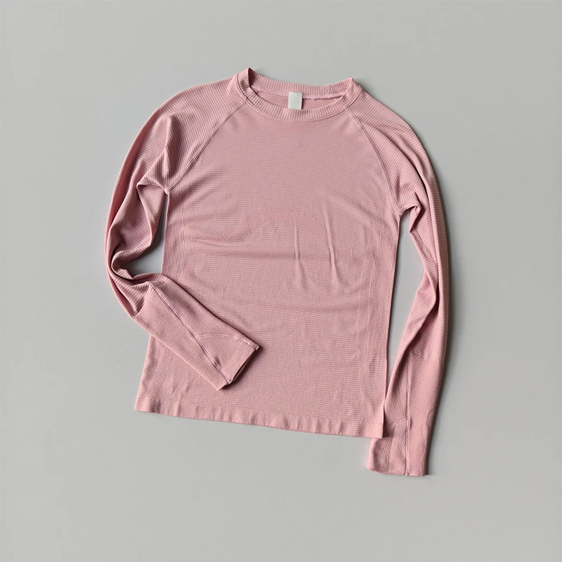 Women's Outdoor Sports Shirt Yoga Wear Fitness T-Shirt Running Workout Top Female Long Sleeves Sportswear Exercise Gym Clothing