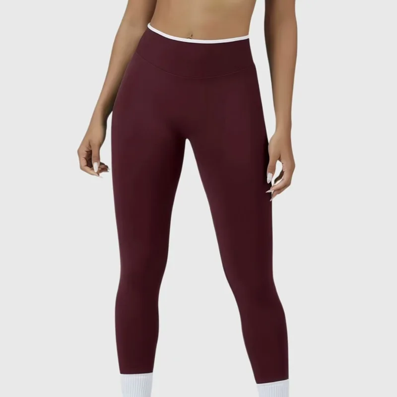 Seamless High Waist Yoga Pants Women Tummy Control Leggings Stretchy Soft Workout Running Leggings Comfortable Gym Sports Tights