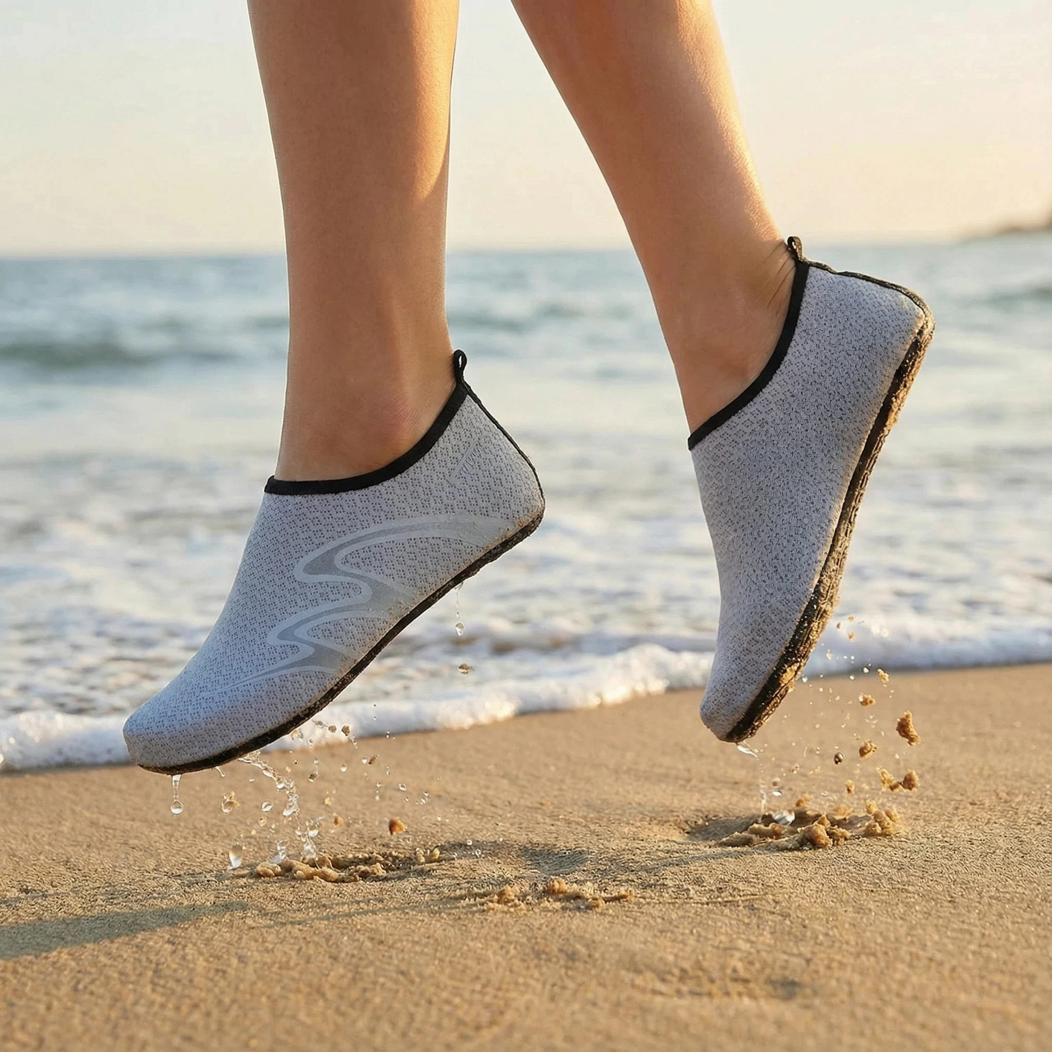 Outdoor Diving Socks Anti Cut Anti Slip Bottom Quick Dry Beach Surfing Snorkeling Yoga Shoes Socks for,Barefoot Water Sportsshoe