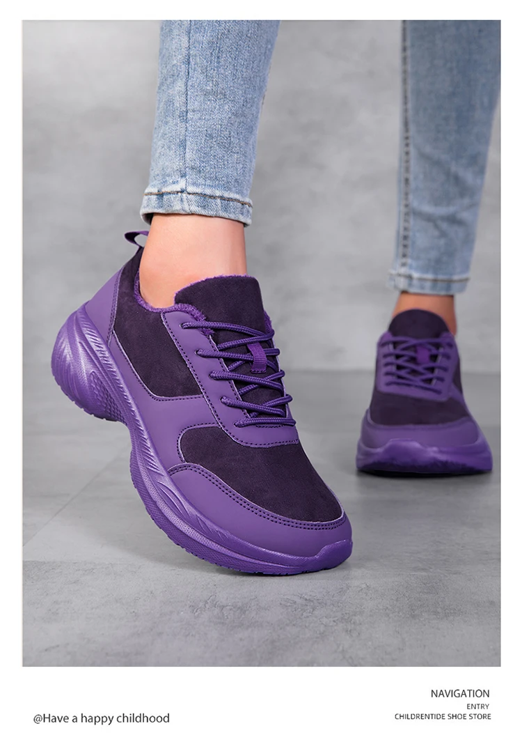 Winter Wide Head Men's Sneakers Unisex Barefoot Comfortable Big Size Warm Casual Shoes Non-slip Hiking Shoes Minimalist Shoes
