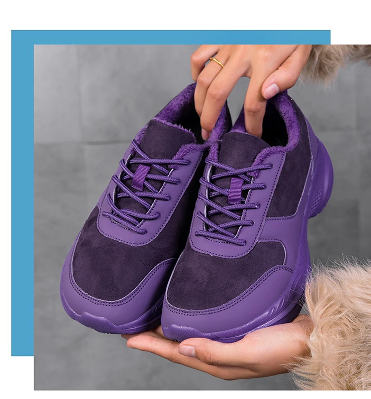 Winter Wide Head Men's Sneakers Unisex Barefoot Comfortable Big Size Warm Casual Shoes Non-slip Hiking Shoes Minimalist Shoes