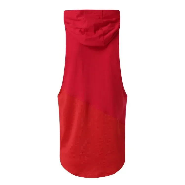 Bodybuilding Cotton Vest HoodiesTank Tops Men Gym  Sleeveless Shirt Fitness Mens Workout Clothing