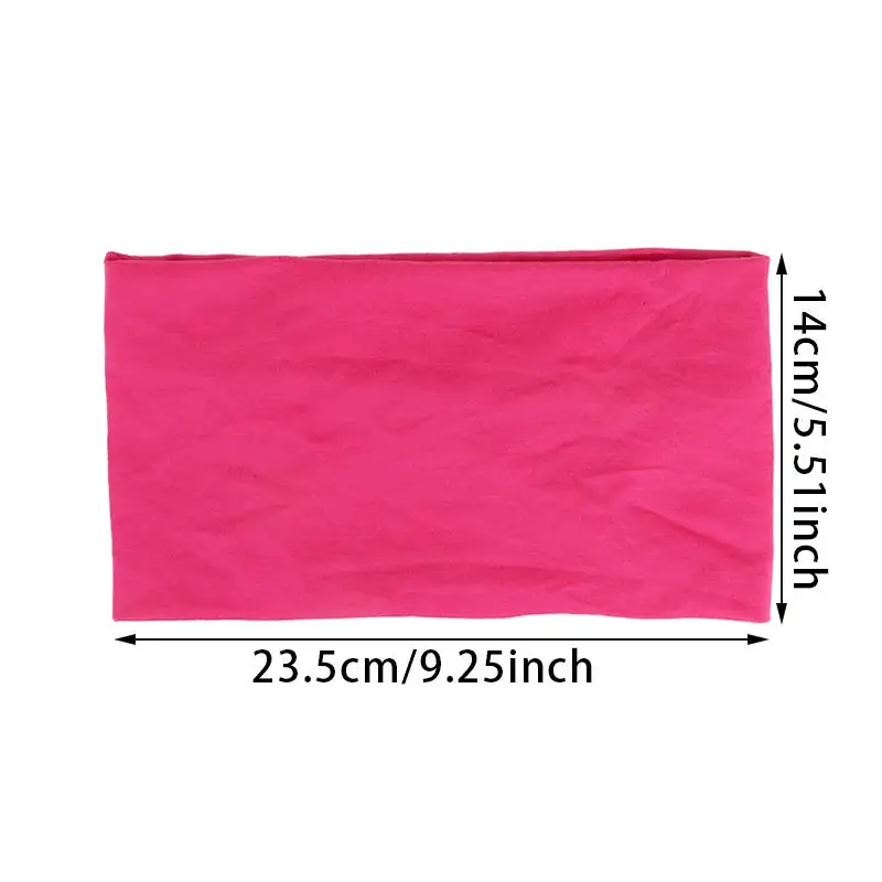 Stretchy Yoga Headband | Moisture-Wicking Sports Headband For Running, Fitness & Yoga, Non-Slip Sweat Absorbent Hair Band
