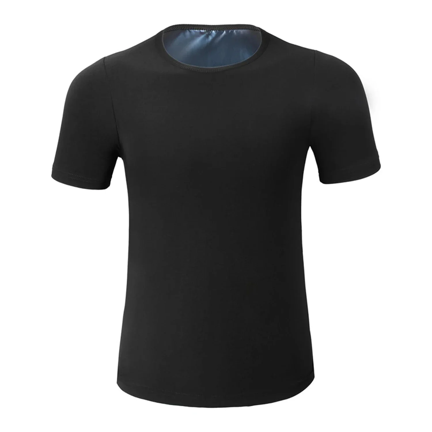 1pcs Sauna Sweat Suit Shapewear Top Short Sleeves Men Performance T-Shirt Comfortable Workout Tee Men's Body