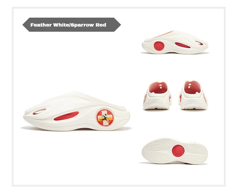 361 Degrees AG Whale 2 Men and Women's Trendy Slippers Anti-slip Deodorization Soft Comfortable Thick Bottom Slippers 672421103