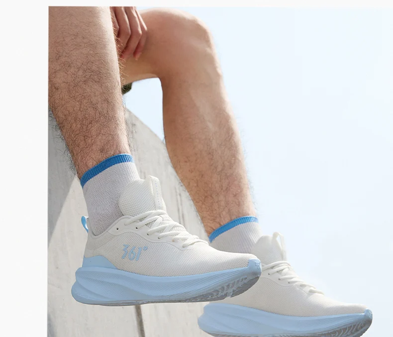 361 Degrees Fengye 5.0 Men's Daily Running Shoes Durable Stable Lightweight Elastic Rebound Breathable Male Sneakers 672542210F
