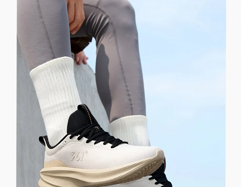 361 Degrees Fengye 5.0 Men's Daily Running Shoes Durable Stable Lightweight Elastic Rebound Breathable Male Sneakers 672542210F