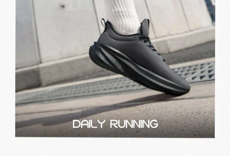 361 Degrees Fengye 5.0 Men's Daily Running Shoes Durable Stable Lightweight Elastic Rebound Breathable Male Sneakers 672542210F