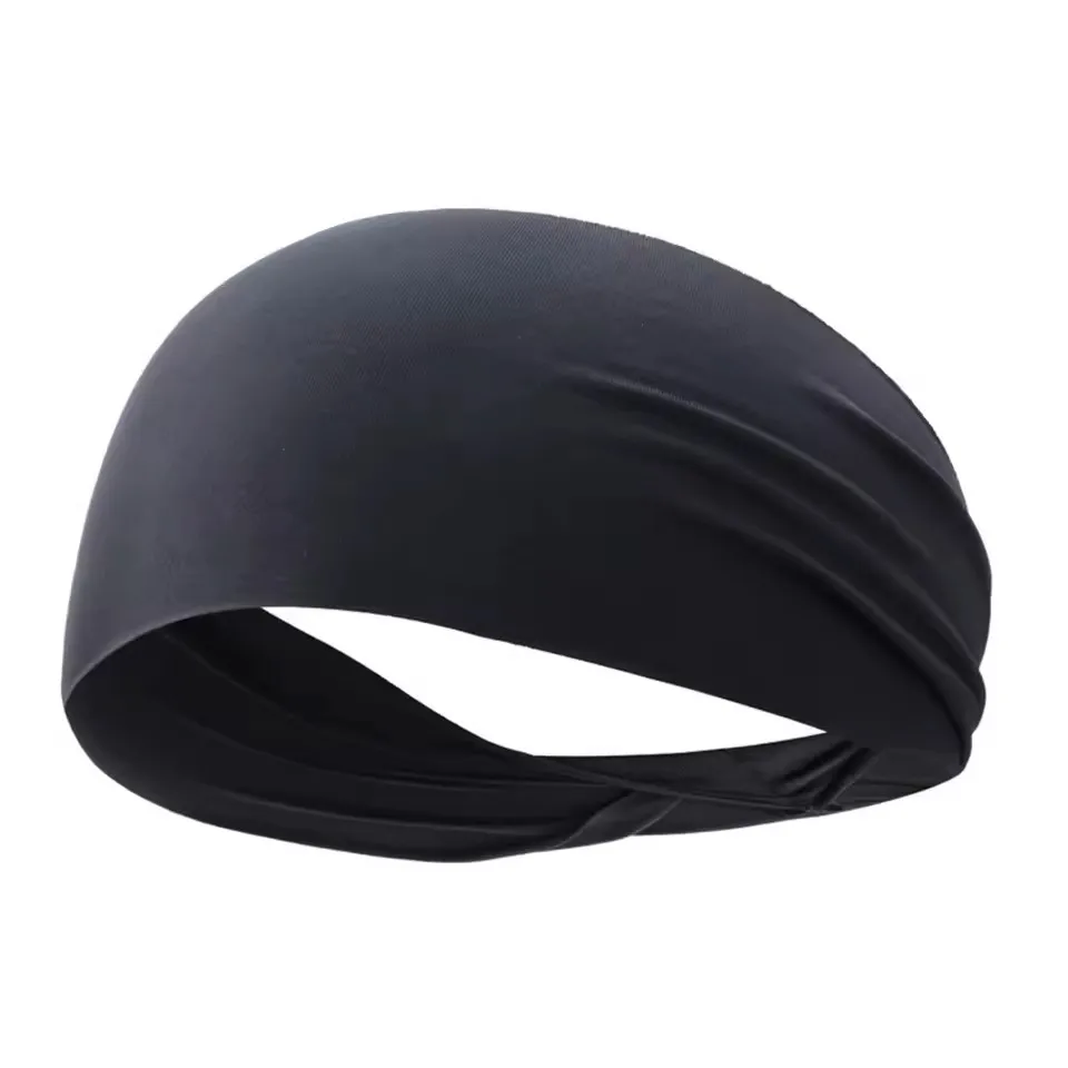 Sport Headband Fitness Sweat Bandage Head Hair Band Tennis Yoga Absorb Sweat Head Band Basketball Running Sweatband Women Men