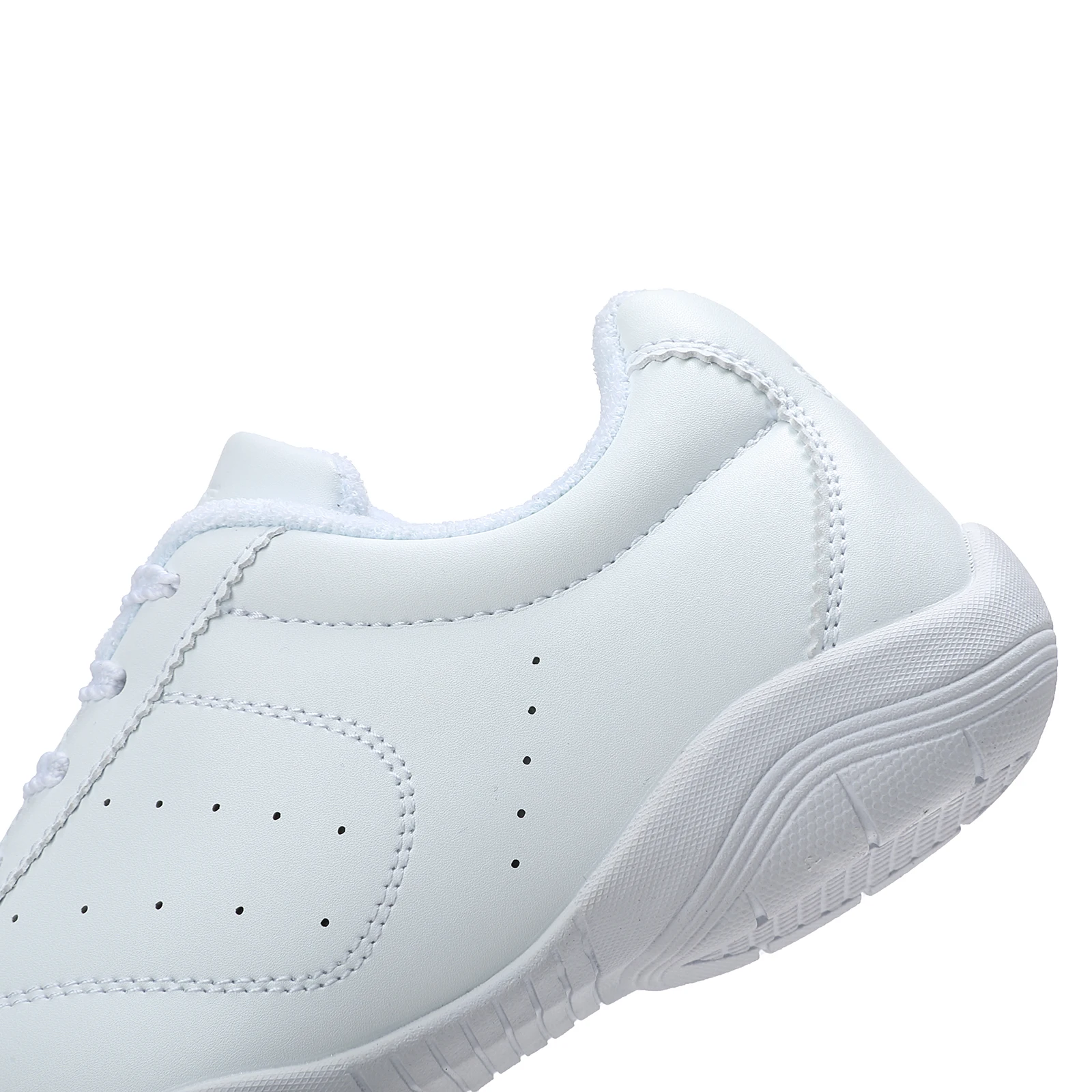 White Cheer Shoes For Girls Women Breathable Cheerleading Dance Shoes Comfortable Aerobics Sports Sneakers 2555