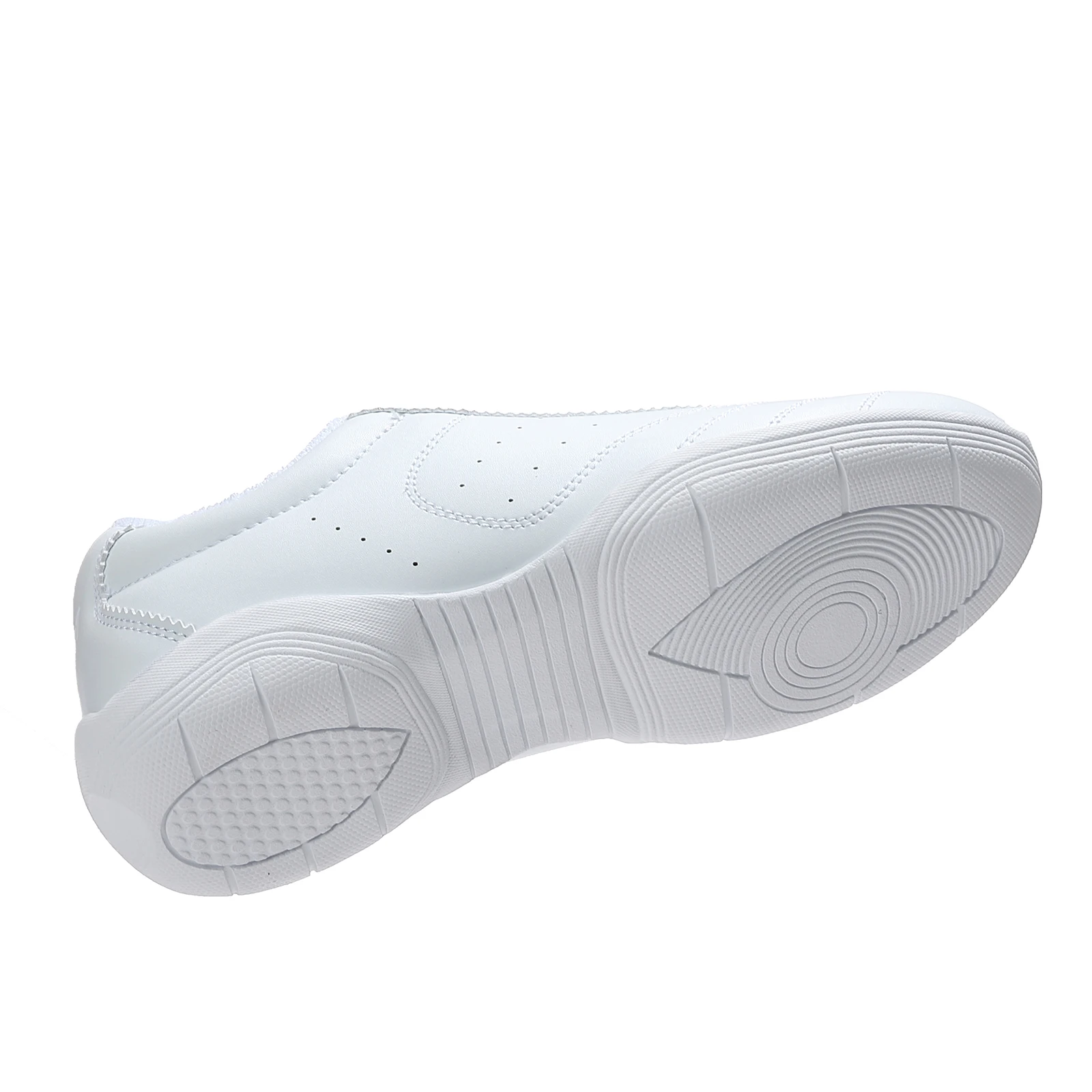 White Cheer Shoes For Girls Women Breathable Cheerleading Dance Shoes Comfortable Aerobics Sports Sneakers 2555