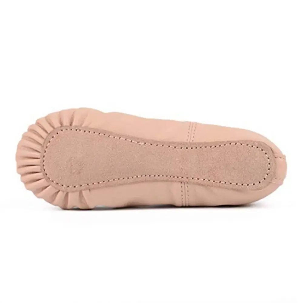 Durable Soft Ballet Shoes PU Leather Full Sole Women's Ballet Slipper Breathable Size 32-40 Dance Shoes