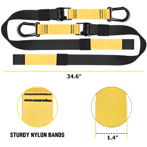 Resistance Bands Set with Handles Door Anchor Home Workout Equipment for Women Men Bodyweight Fitness Training Kit
