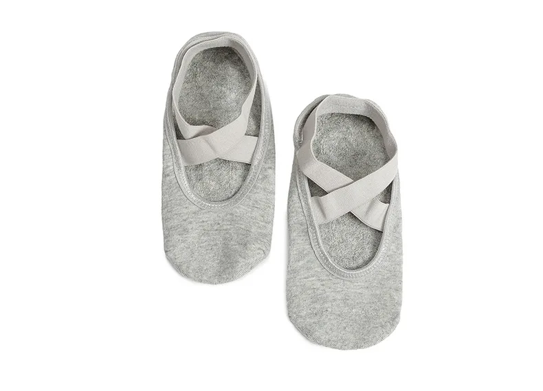Women Breathable Yoga Socks Silicone Non Slip Five Finger Pilates Socks Cotton Backless Ladies Fitness Dance Ballet Sports Socks