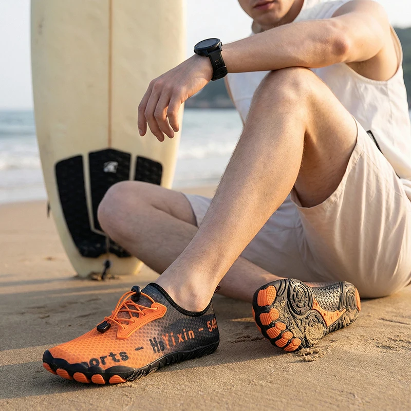Wading Shoes Men's Women's Quick Dry Outdoor Beach Walking Sneakers Elastic Non-slip Water Footwear Upstream Sneakers Aqua Shoes
