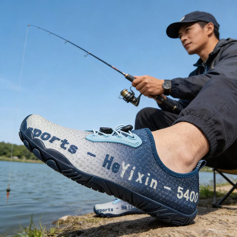 Wading Shoes Men's Women's Quick Dry Outdoor Beach Walking Sneakers Elastic Non-slip Water Footwear Upstream Sneakers Aqua Shoes