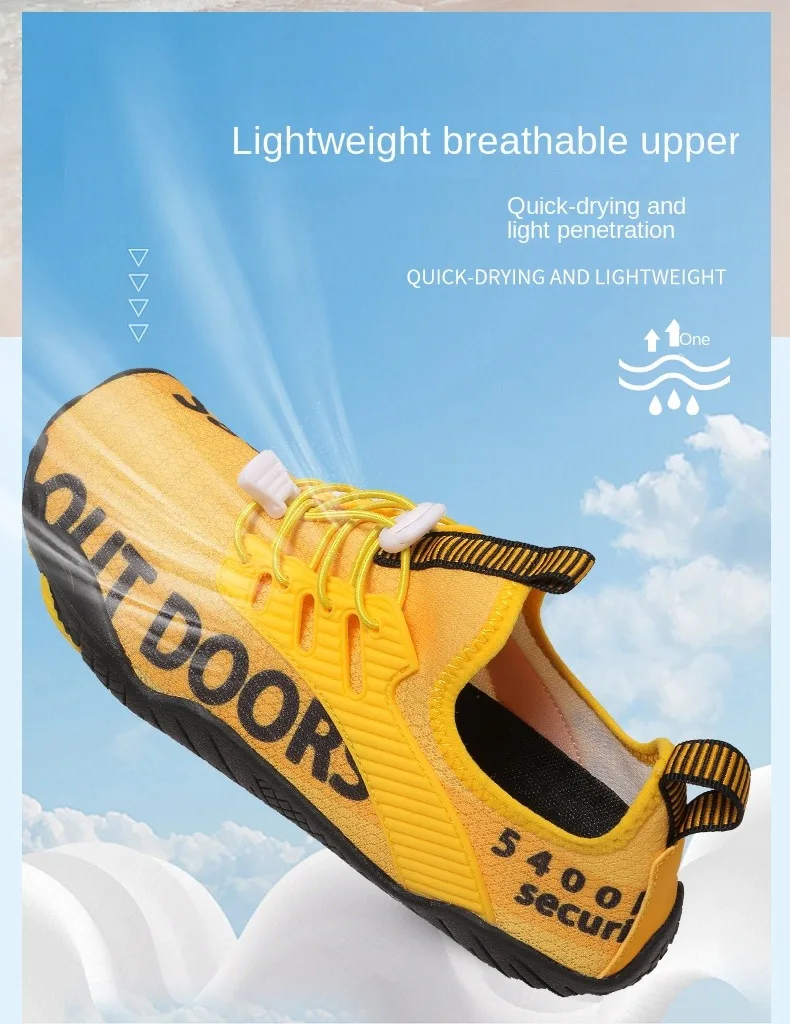 Wading Shoes Men's Women's Quick Dry Outdoor Beach Walking Sneakers Elastic Non-slip Water Footwear Upstream Sneakers Aqua Shoes