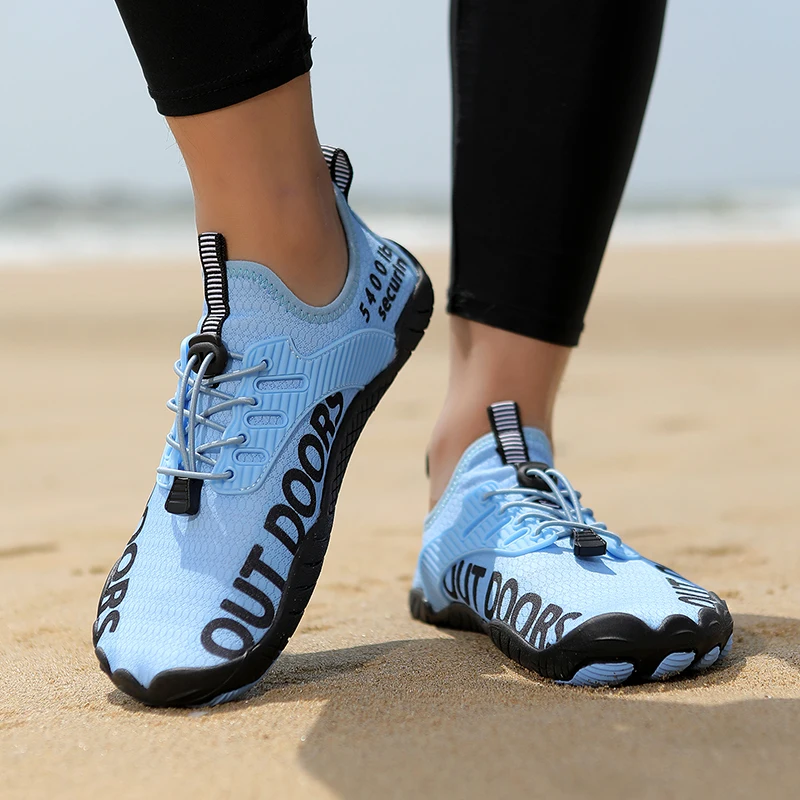 Wading Shoes Men's Women's Quick Dry Outdoor Beach Walking Sneakers Elastic Non-slip Water Footwear Upstream Sneakers Aqua Shoes