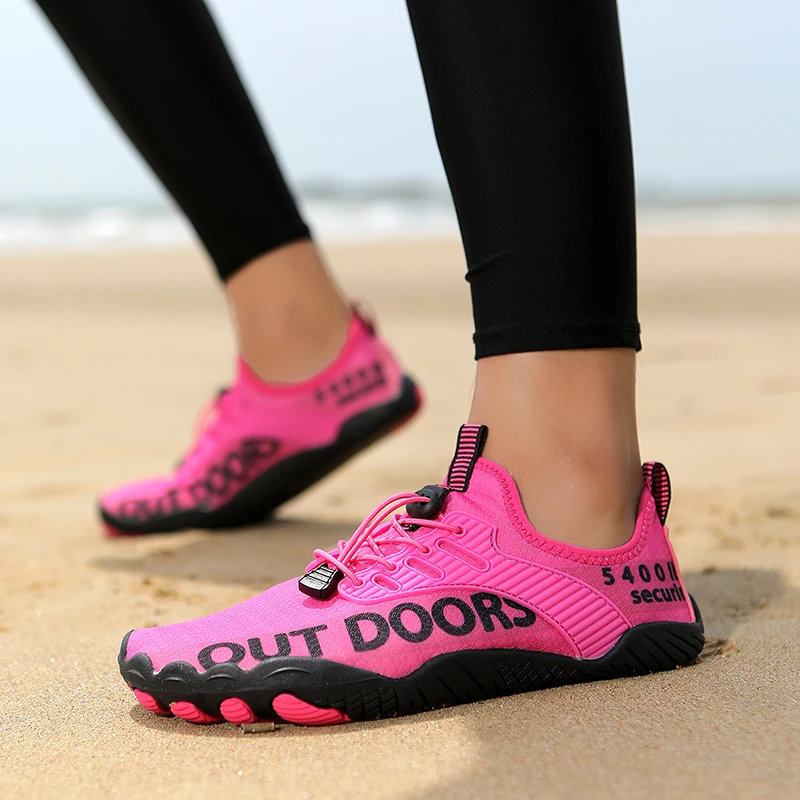 Wading Shoes Men's Women's Quick Dry Outdoor Beach Walking Sneakers Elastic Non-slip Water Footwear Upstream Sneakers Aqua Shoes