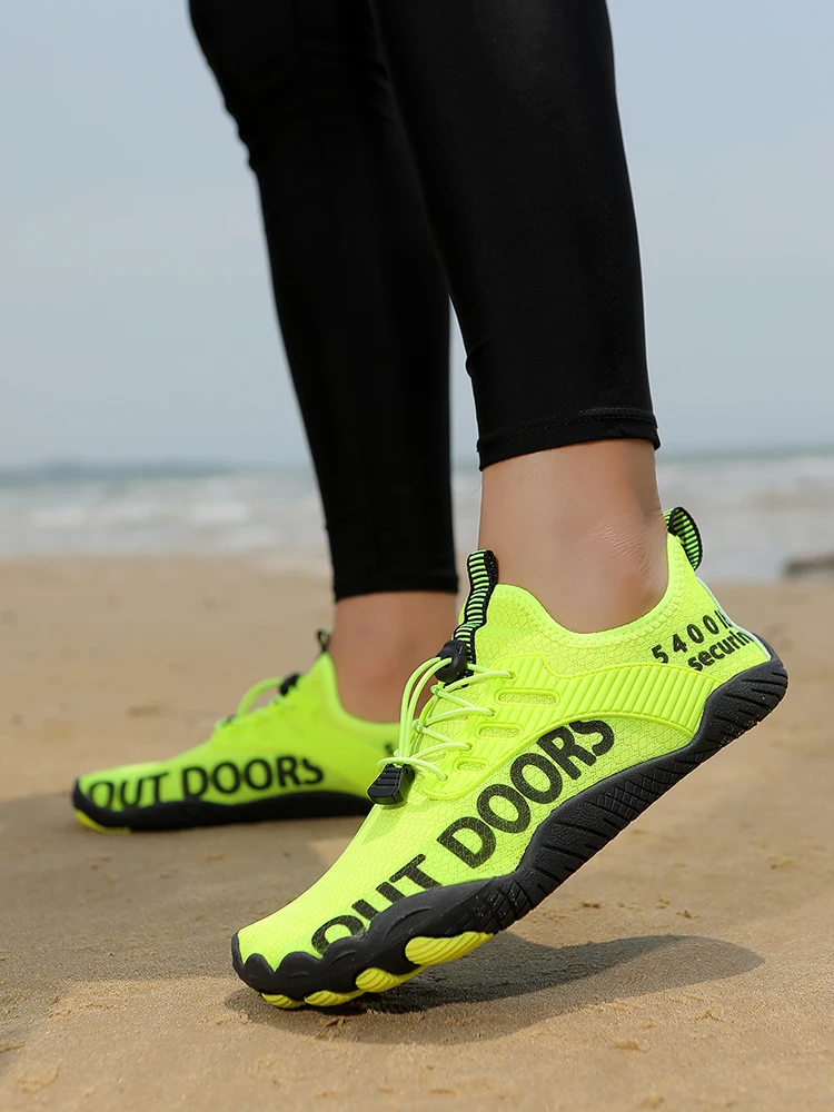 Wading Shoes Men's Women's Quick Dry Outdoor Beach Walking Sneakers Elastic Non-slip Water Footwear Upstream Sneakers Aqua Shoes