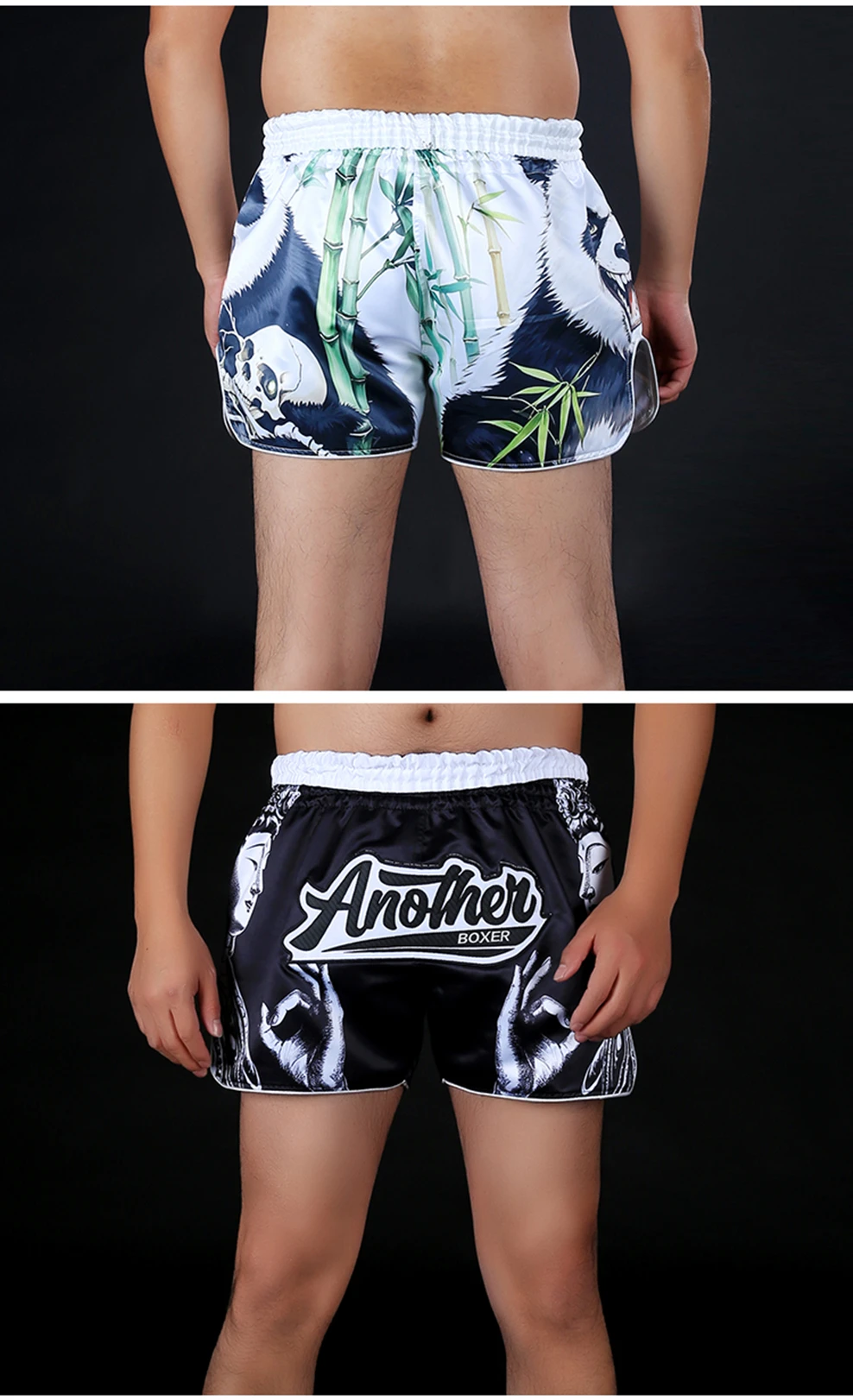 ANOTHERBOXER Shorts Muay Thai, New Sublimated Thai Boxing Shorts Women Men Martial Arts MMA BJJ Fight Wear Kickboxing Shorts