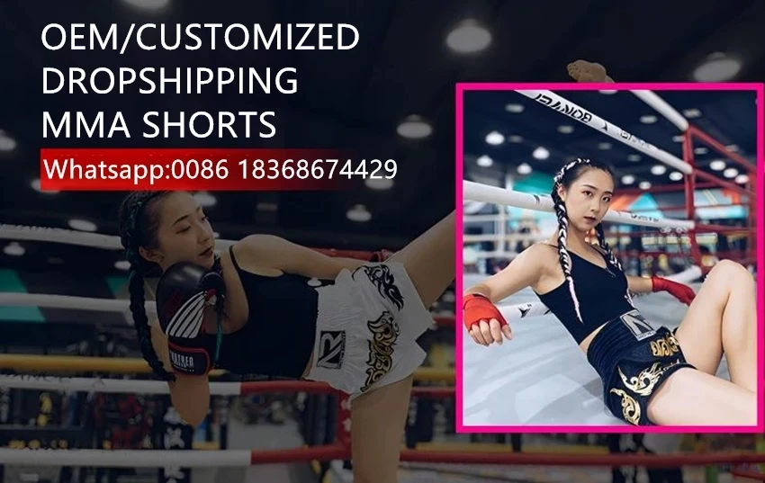 ANOTHERBOXER Shorts Muay Thai, New Sublimated Thai Boxing Shorts Women Men Martial Arts MMA BJJ Fight Wear Kickboxing Shorts