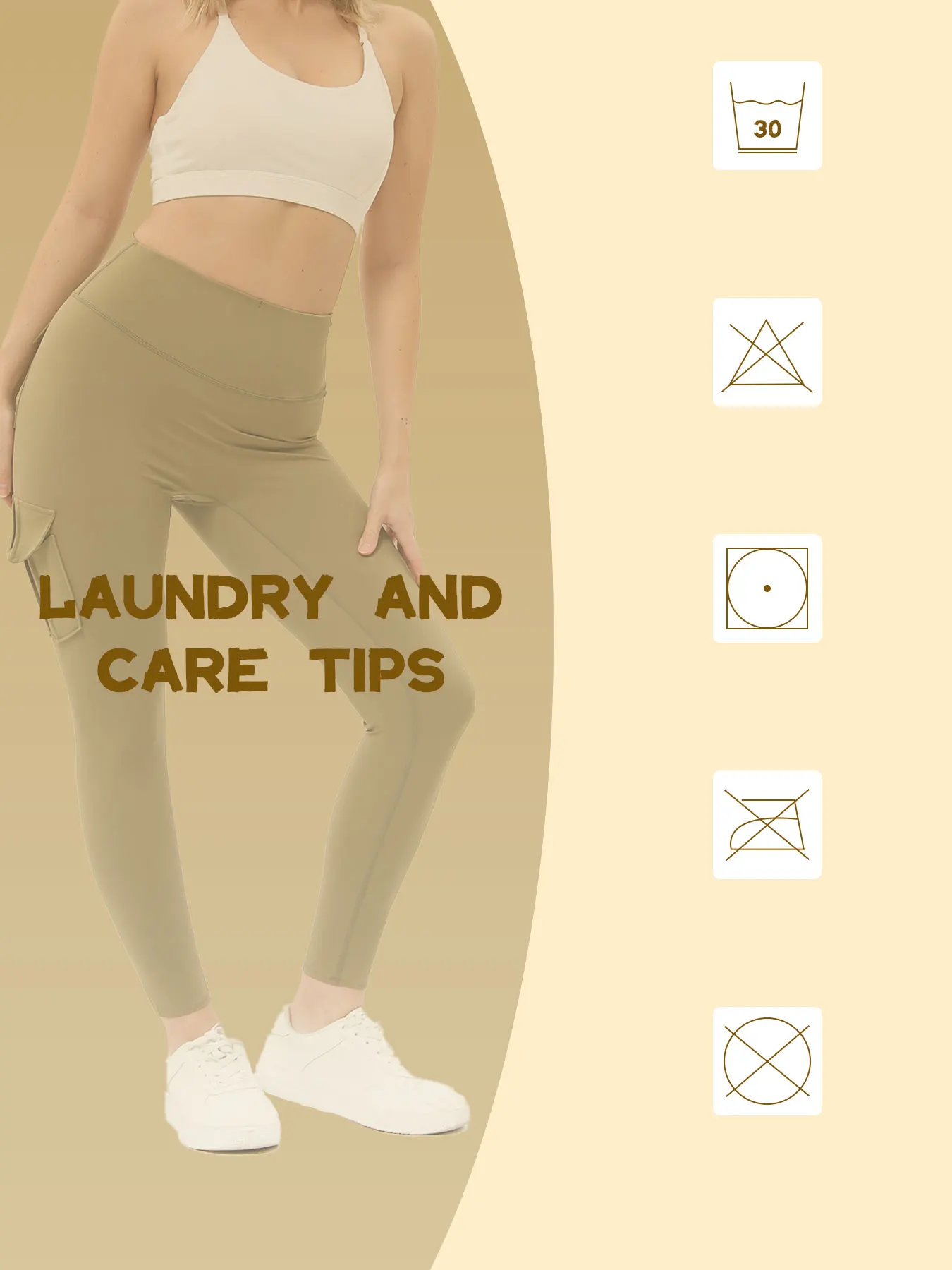 Women's Solid Color Gym Leggings High Waisted Fitness Yoga Pants Practical Pocket Stretch Outdoors Sports Cargo Styles Pants