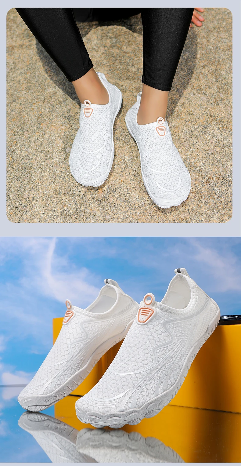 Quick-Drying Beach Seaside Water Shoes Unisex Swimming Aqua Slippers Indoor Fitness Outdoor Activities Five Finger Sandal 36-46