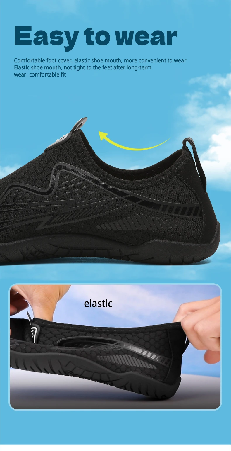 Quick-Drying Beach Seaside Water Shoes Unisex Swimming Aqua Slippers Indoor Fitness Outdoor Activities Five Finger Sandal 36-46