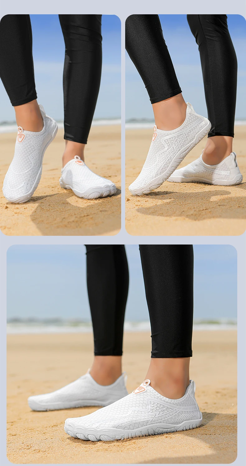 Quick-Drying Beach Seaside Water Shoes Unisex Swimming Aqua Slippers Indoor Fitness Outdoor Activities Five Finger Sandal 36-46