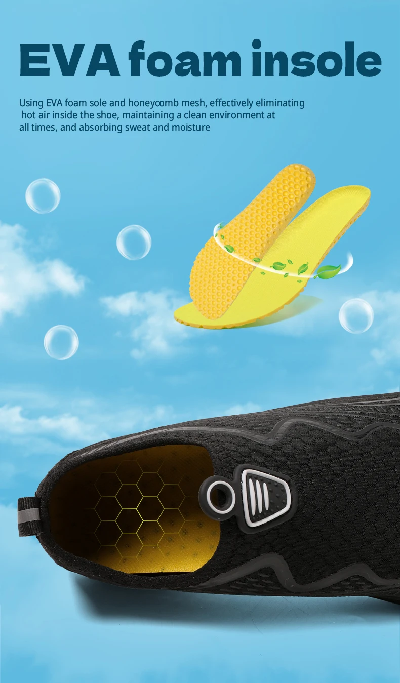 Quick-Drying Beach Seaside Water Shoes Unisex Swimming Aqua Slippers Indoor Fitness Outdoor Activities Five Finger Sandal 36-46