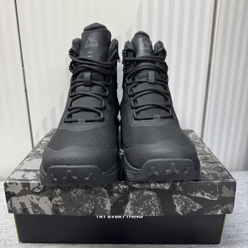 Classic Brand Comfortable Anti Slip Outdoor Hiking Shoe Designer Mid-Top Trekking Sneaker Zipper Wearable Mountain Climbing Boot