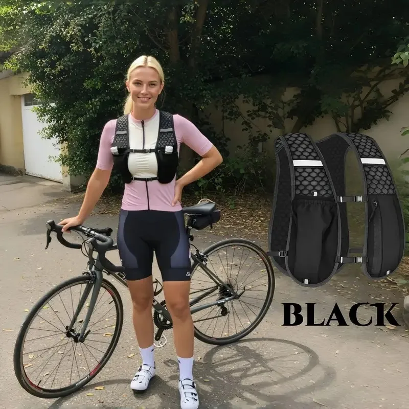 For Marathon trail Running Vest Lightweight Hiking Vest Backpack Reflective Hydration Water Bladderr Pack With Phone Pocket
