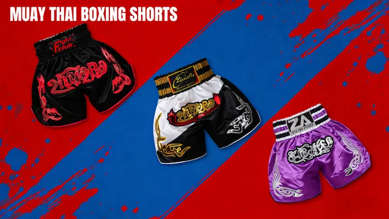 Men's Women's High Elastic Boxing Shorts Pink Green Muay Thai Shorts for Boy Girl Sanda Fight Shorts for Fitness & Martial Arts