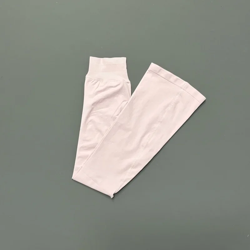 HISTELLO Fitness Flared Leggings Women Sexy High Elastic Seamless Yoga Pants Scrunch Butt Lift Tummy Control Gym Sports Tight