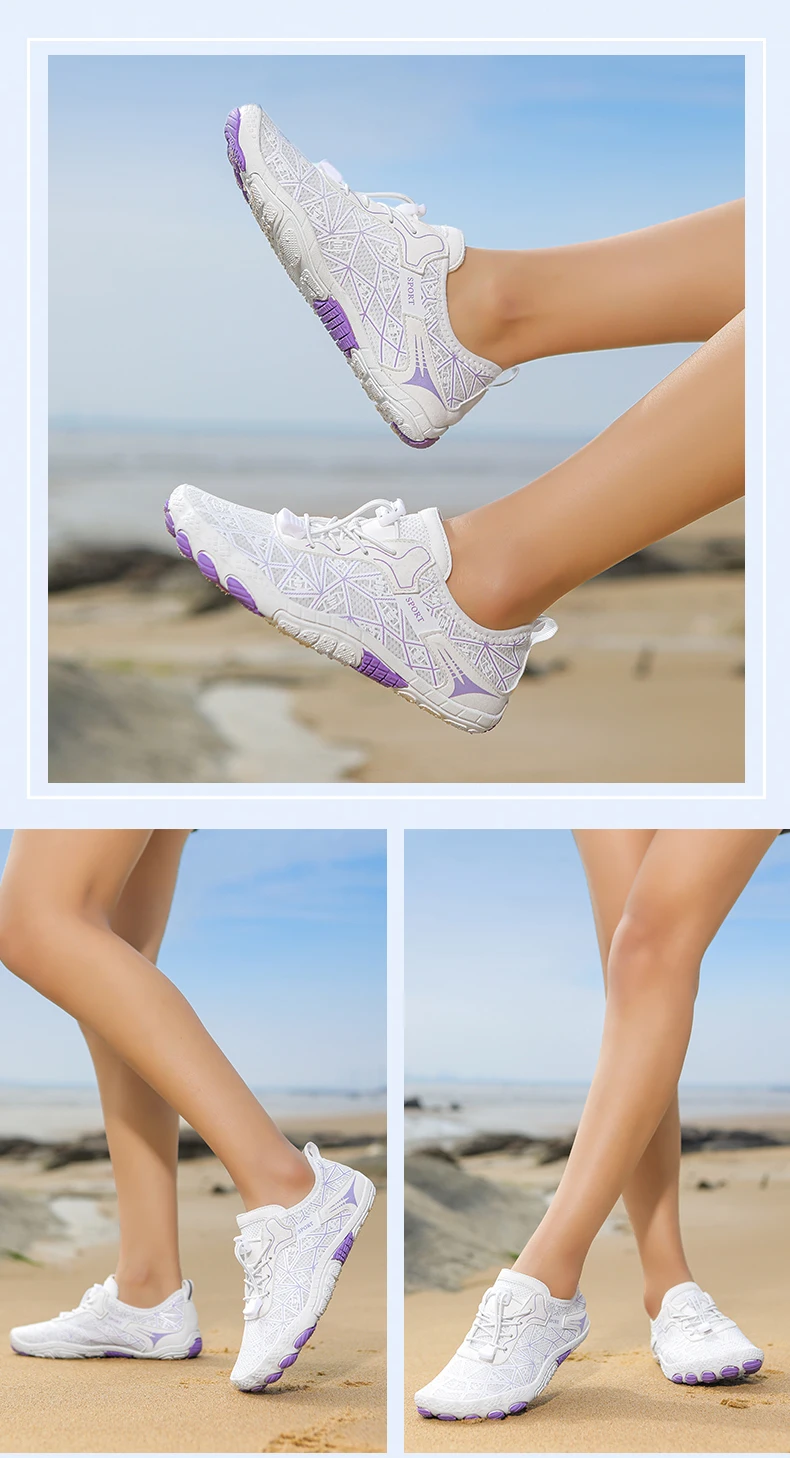 Men Quick-Drying Water Shoes Women Barefoot Beach Shoes Non-Slip Breathable Beach Swimming Pool Yoga Hiking Sports Shoes Unisex