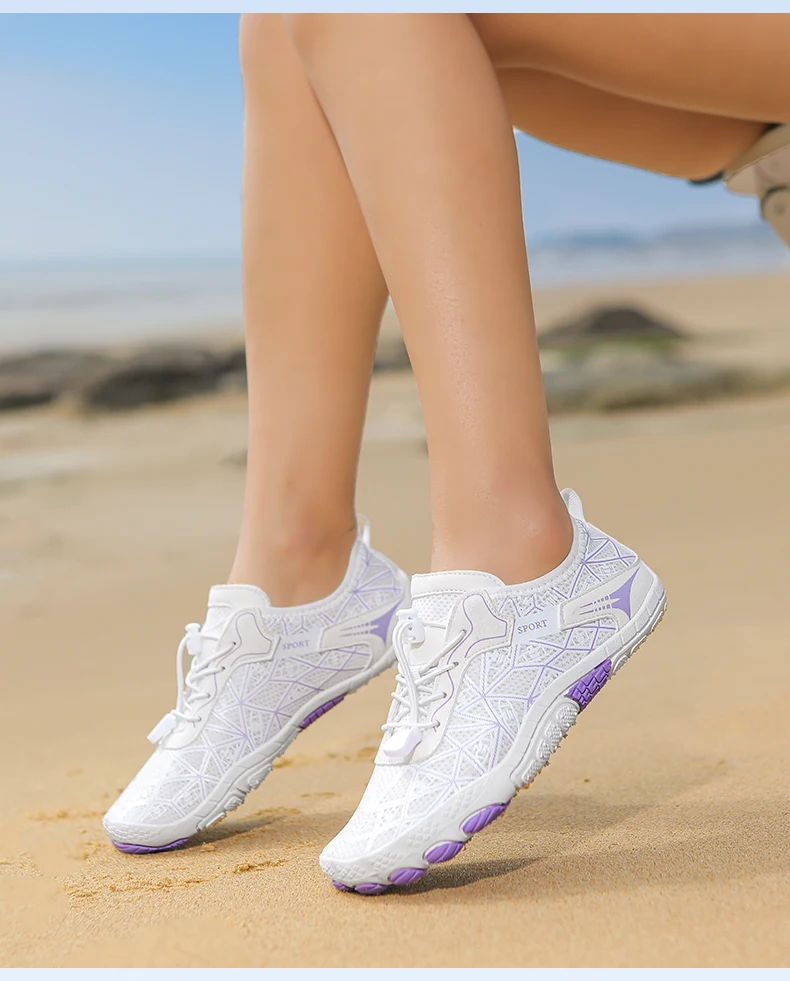 Men Quick-Drying Water Shoes Women Barefoot Beach Shoes Non-Slip Breathable Beach Swimming Pool Yoga Hiking Sports Shoes Unisex