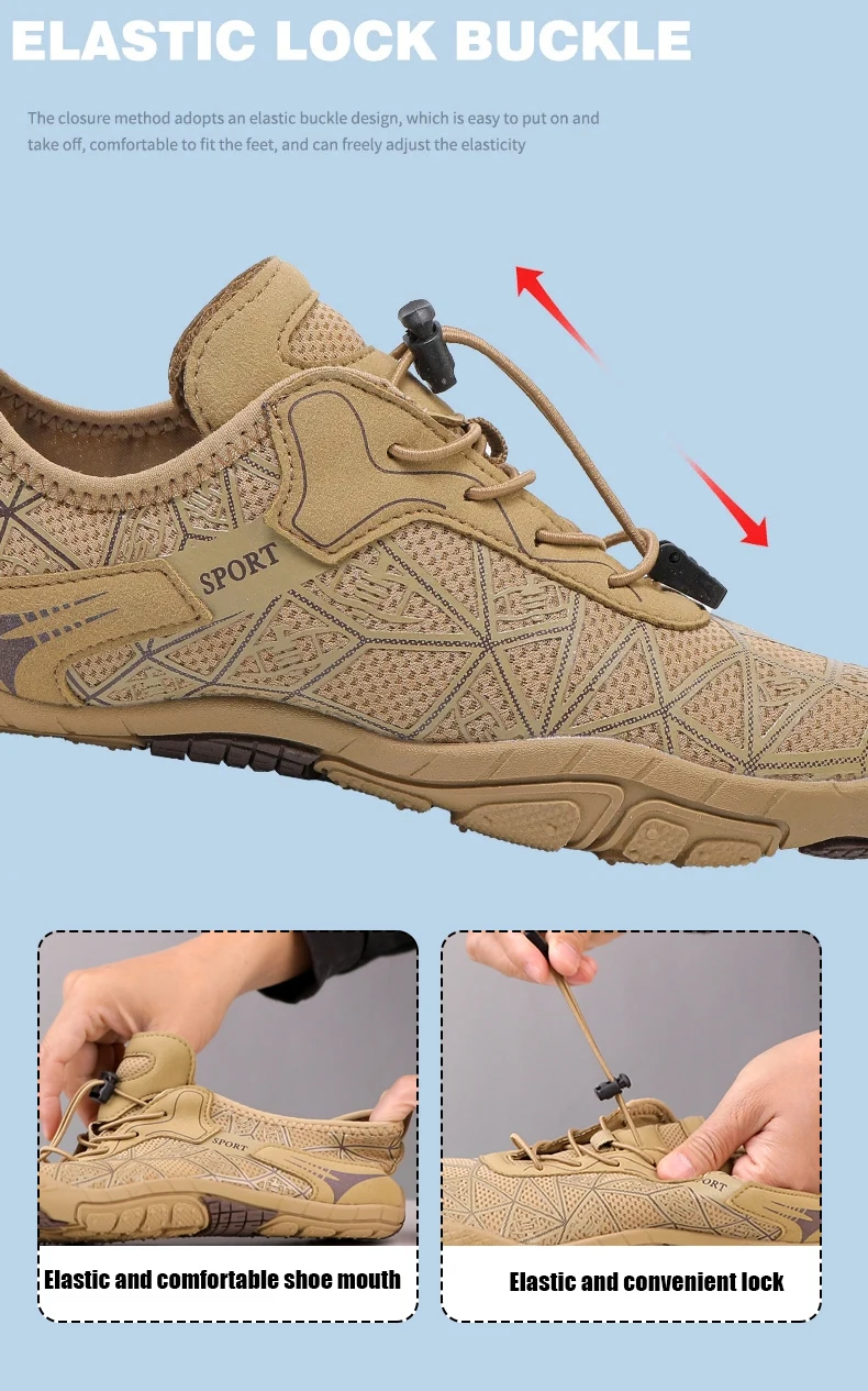 Men Quick-Drying Water Shoes Women Barefoot Beach Shoes Non-Slip Breathable Beach Swimming Pool Yoga Hiking Sports Shoes Unisex