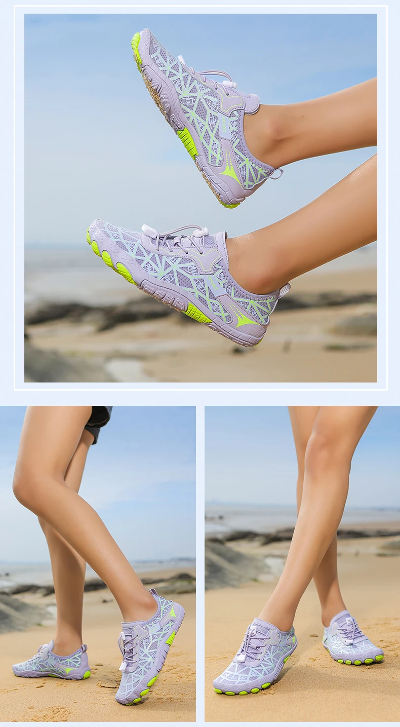 Men Quick-Drying Water Shoes Women Barefoot Beach Shoes Non-Slip Breathable Beach Swimming Pool Yoga Hiking Sports Shoes Unisex