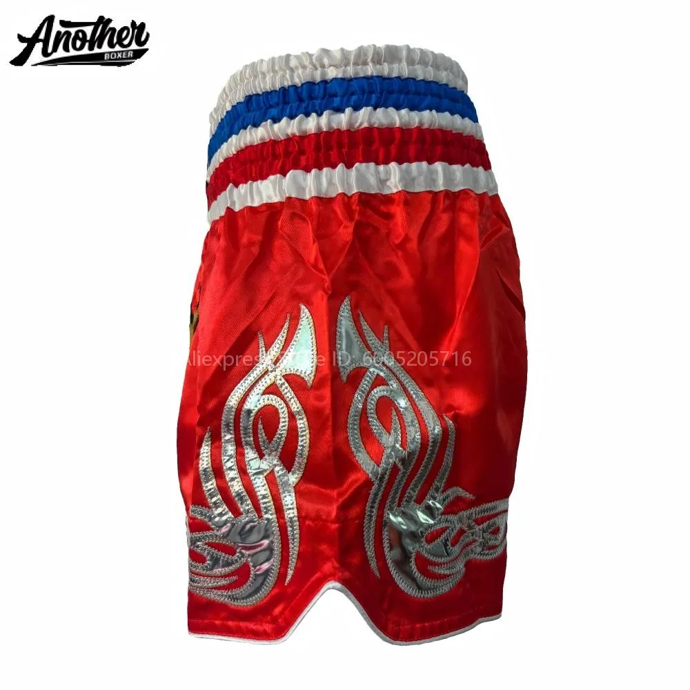 Muay Thai Boxing Shorts for Men Women Kids Embroidery Boxing Shorts Martial Arts BJJ MMA Kickboxing Sparring Training Pants