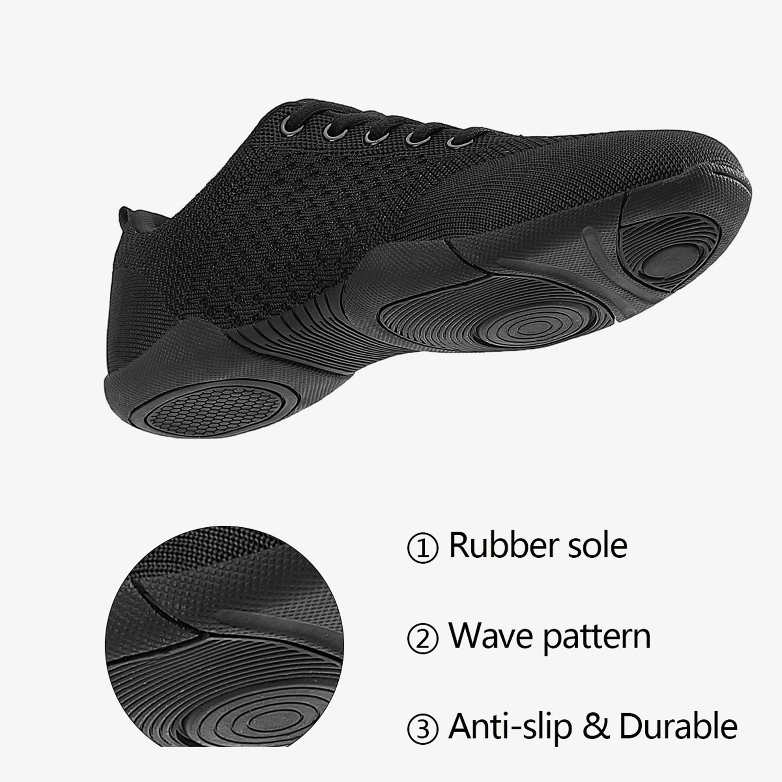 852 Breathable Mesh Aerobics Shoes Women Lightweight Cheerleading Sneakers Non‑slip Sole Youth Girls Dancing Training Shoes