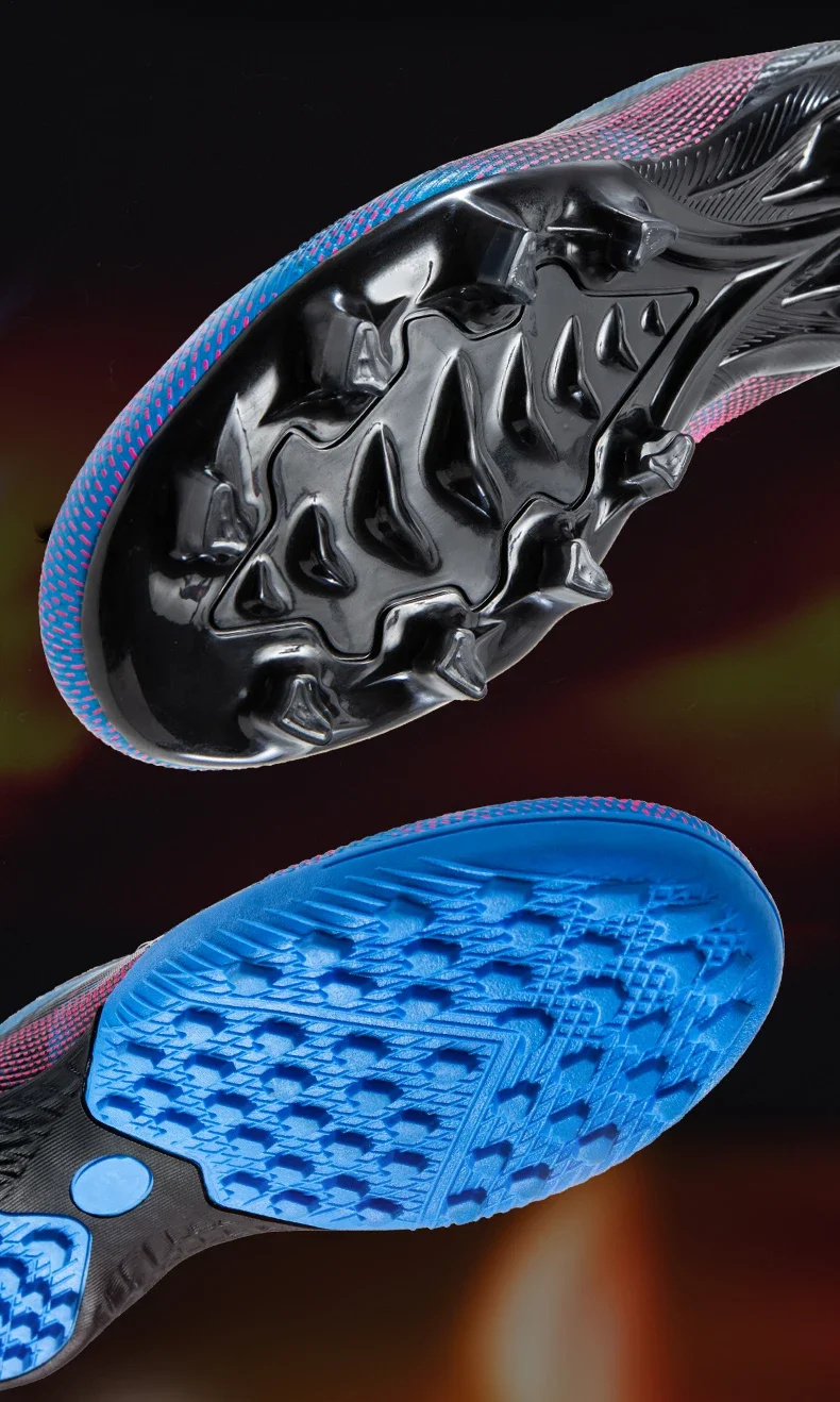 New Men Football Boots Grass Outdoor Sport Training Shoes Match Non-Slip Soccer Shoes Professional Ultralight Sneakers Unisex